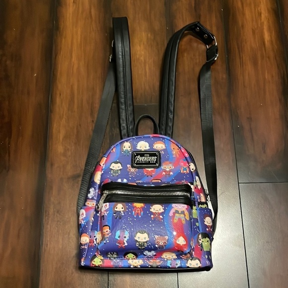Loungefly Marvel Avengers: Infinity War Chibi Character Mini Backpack - Picture 1 of 13